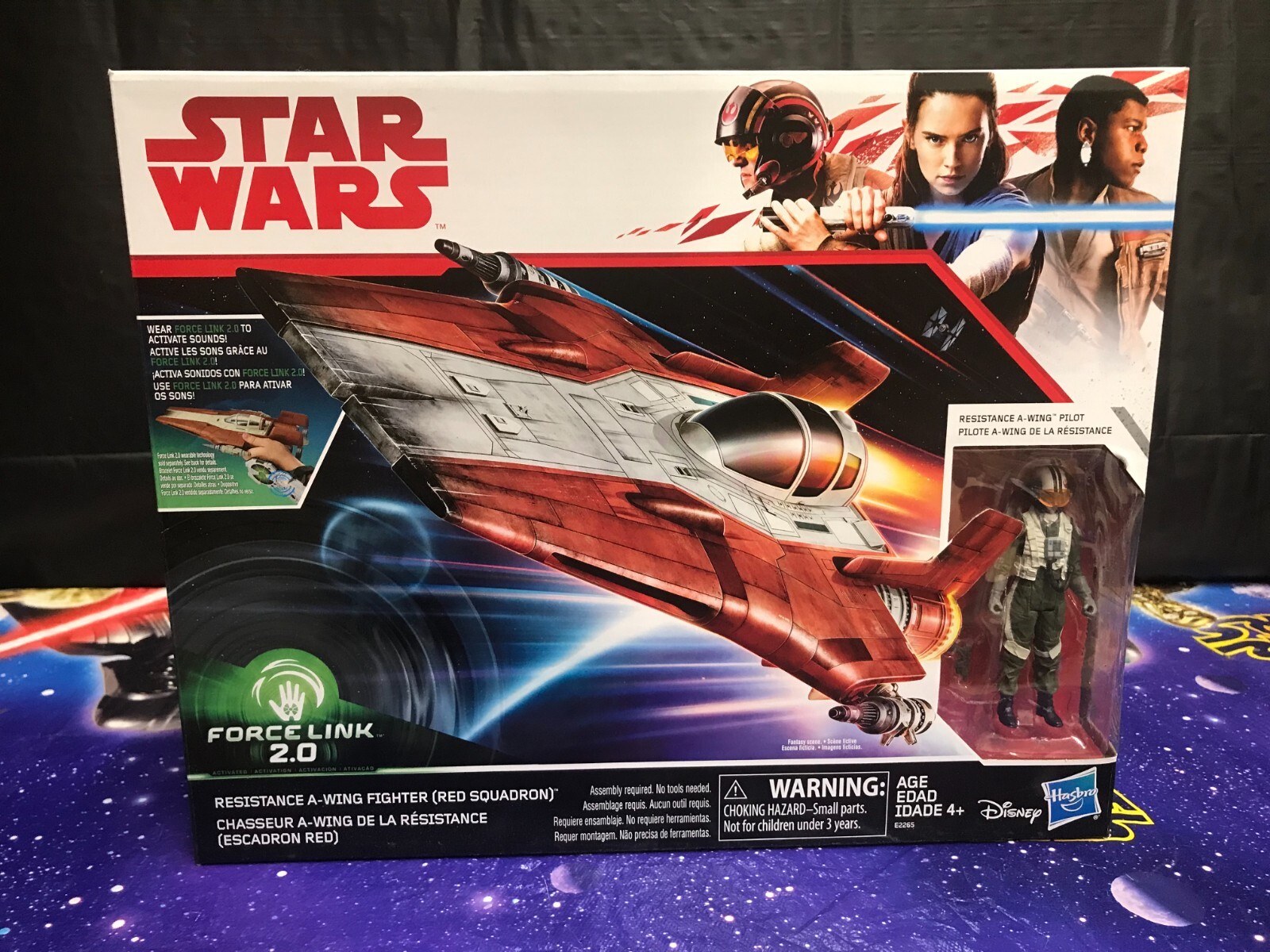 STAR WARS -Hasbro Force Link Battle on Crait 4-Pack 3.75-inch Action Figure NEW!