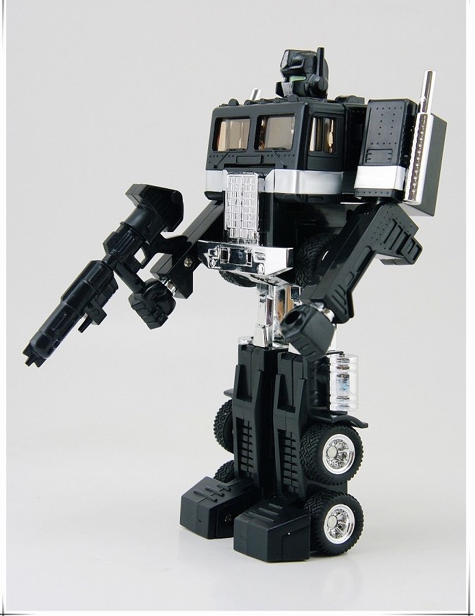 Transform G1 Optimus prime Black mint car metal front action figure MISB Gift