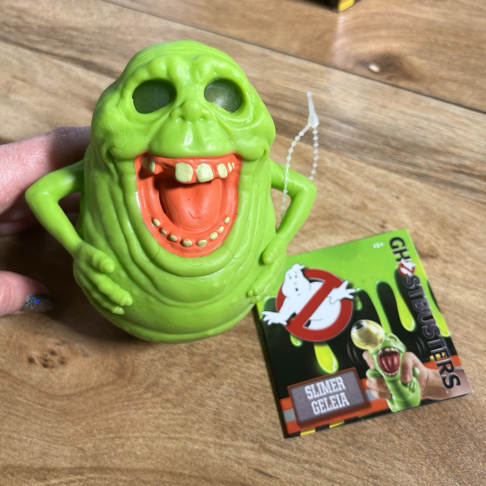 RARE Ghostbusters Ecto Ghosts 5 Fig LOT – SLIMER + Retail Display Box