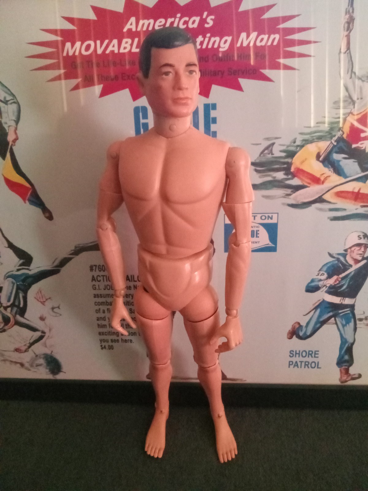 1964 Gi Joe « BABY FEET  » TM » No Cracks  » Excellent C8/9