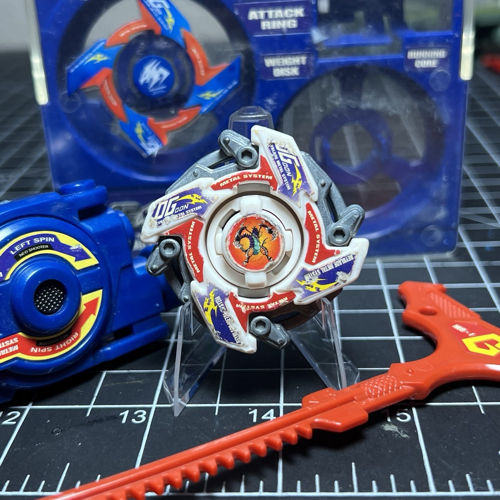Beyblade DRAGOON MS Hasbro G Revolution Old Generation HMS Metal Storm A-126