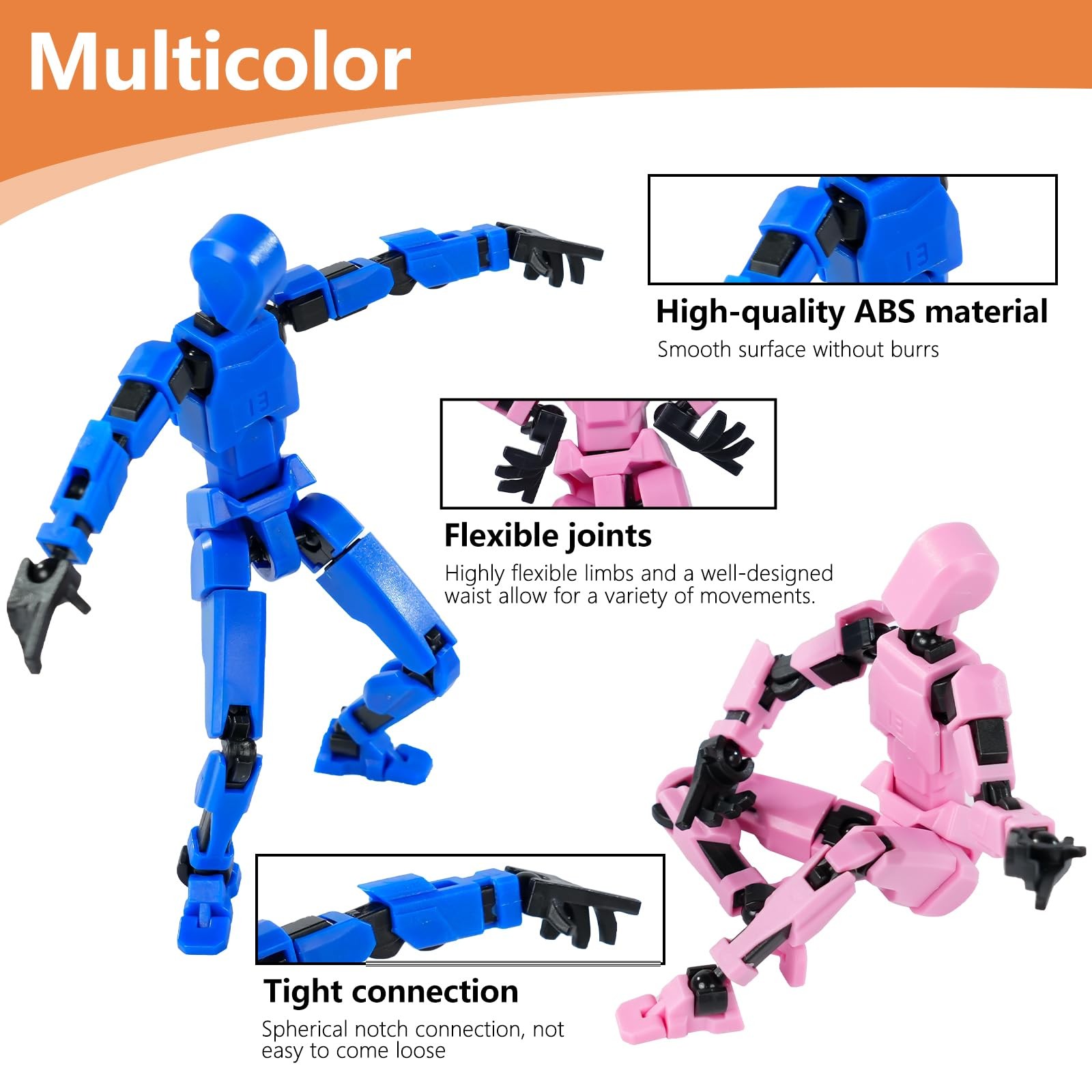 Action Figure Set, Model 13 Action Figure Multi-Jointed Movable,Gift Box Pack…