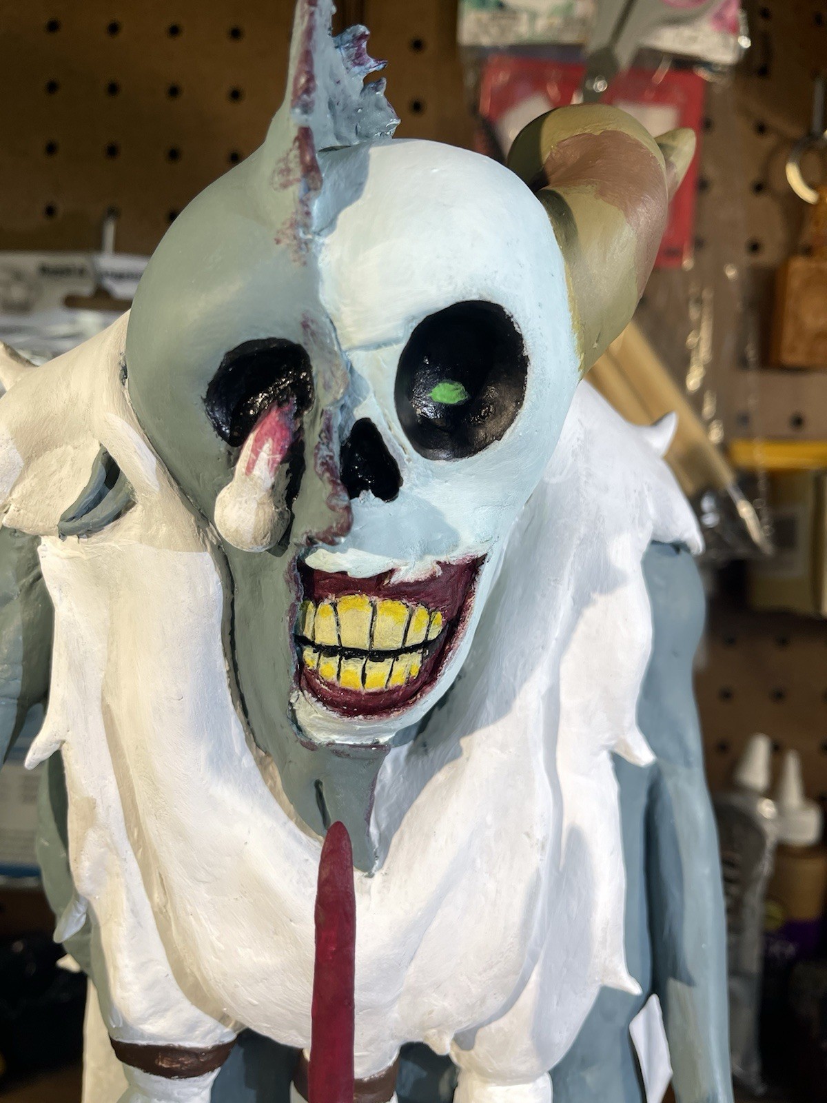 Finn Vs. The Lich/Possessed Billy Adventure Time Statue Handmade MTO