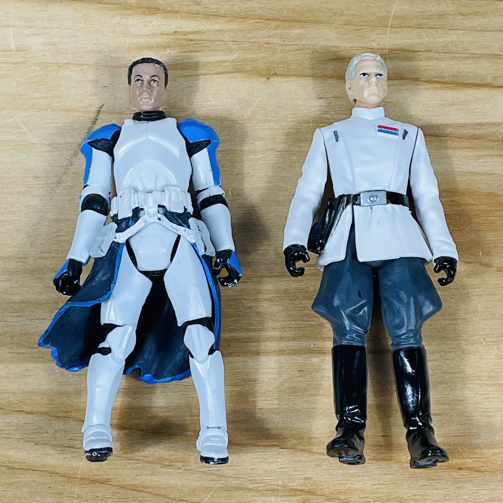 Star Wars Hasbro Heavy Gunner Clone Trooper and Director Krennic Loose 2005