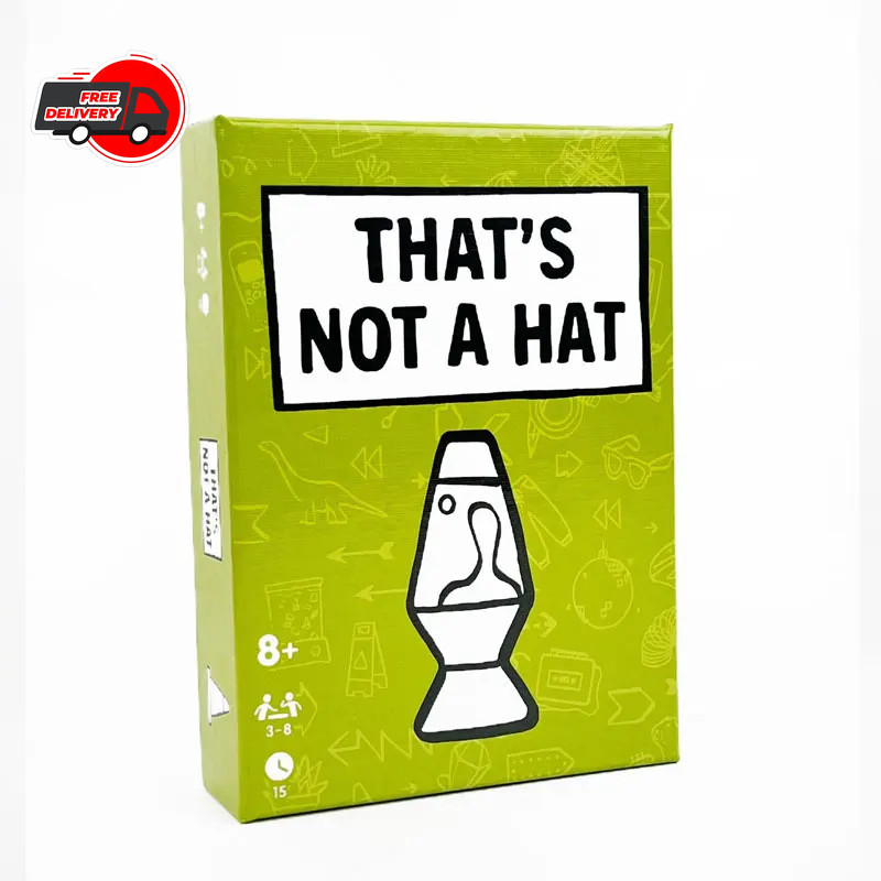That&rsquo;s Not A Hat-Fun Bluffing & Memory Party Game for All Ages Components