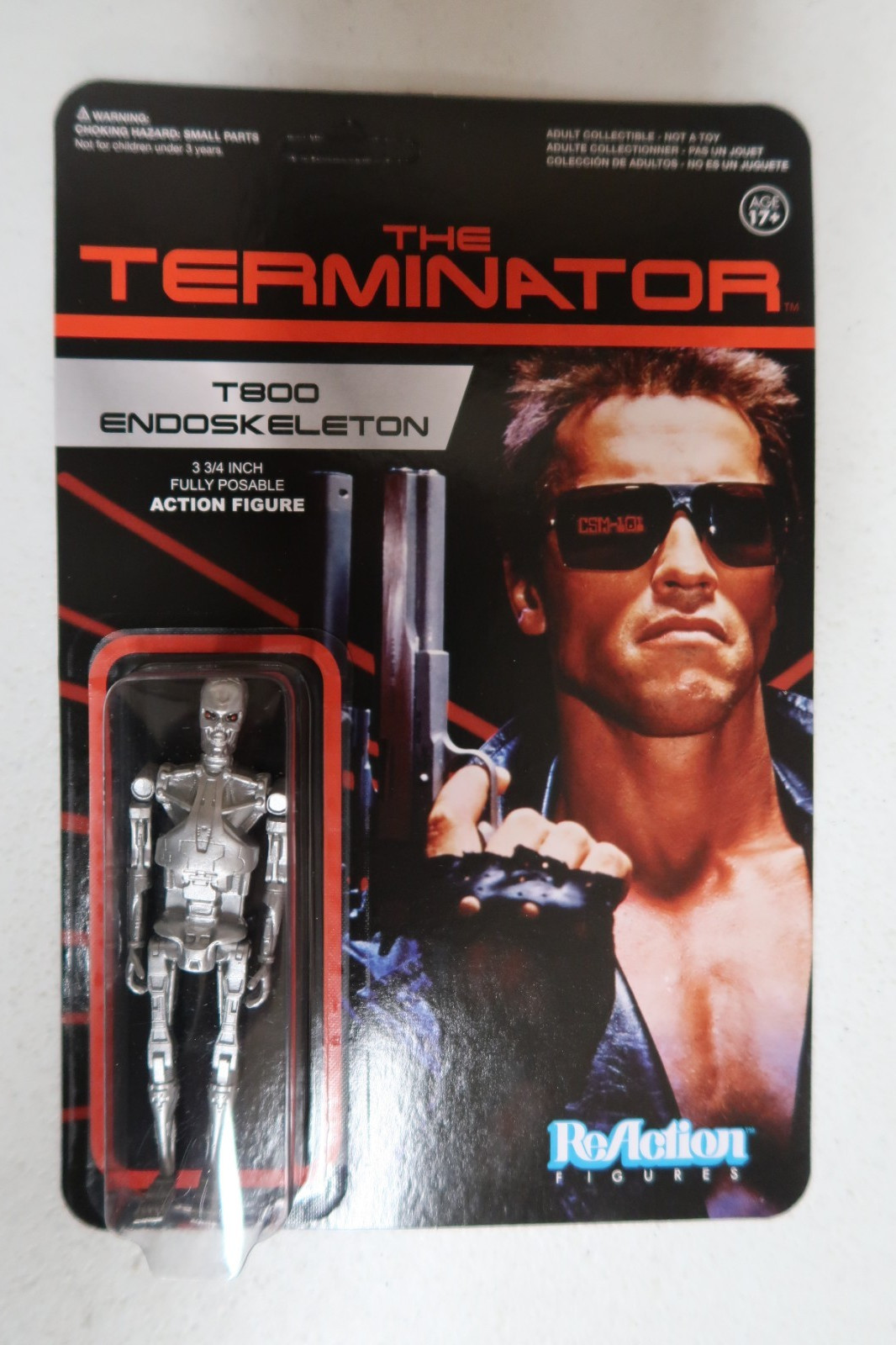Funko Super 7 T800 Endoskeleton 3 3/4&Prime; Fully Posable Action Figure