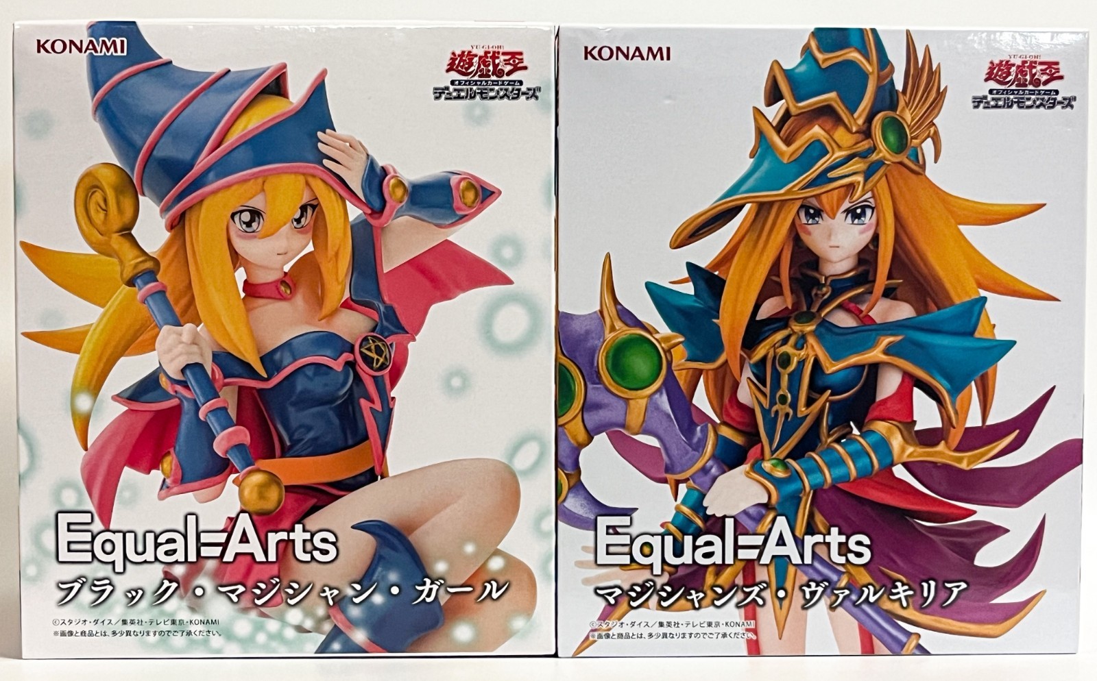 Yu-Gi-Oh! Equal Arts Dark Magician Girl & Magician&rsquo;s Valkyria Figure Konami New