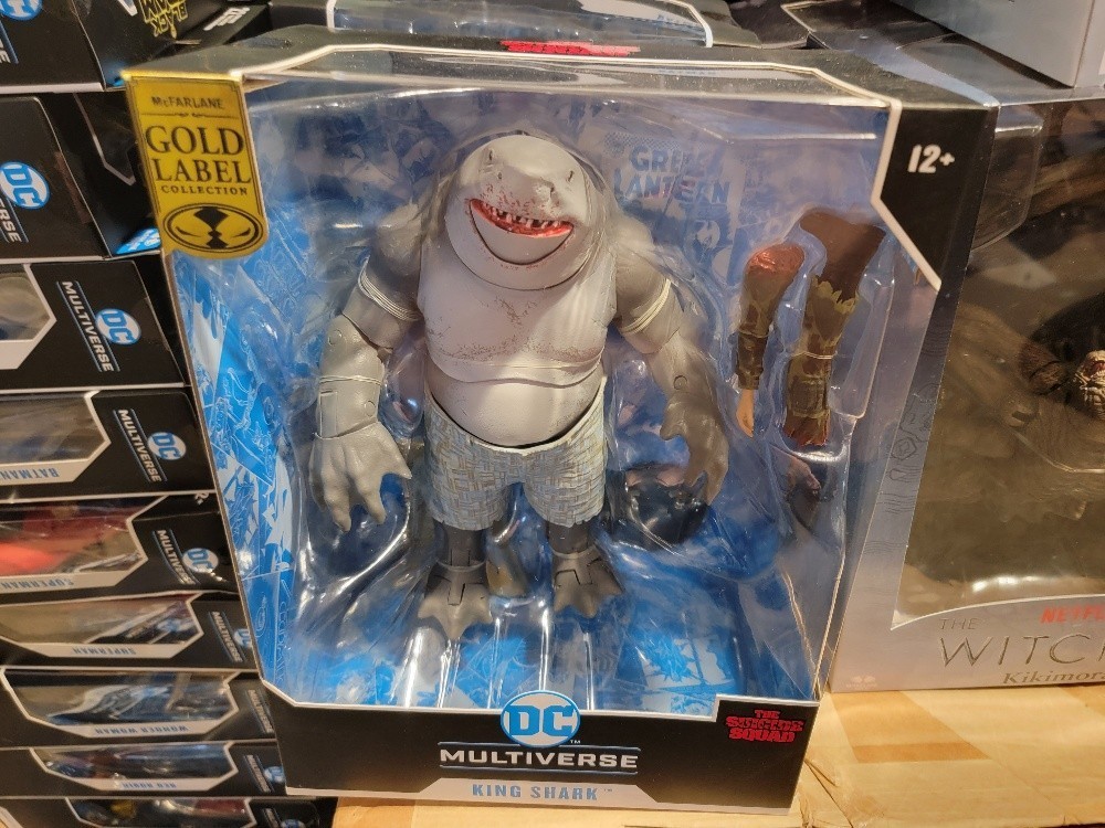 Mcfarlane DC Multiverse Gold Label King Shark Bloody Version MegaFig – Sealed