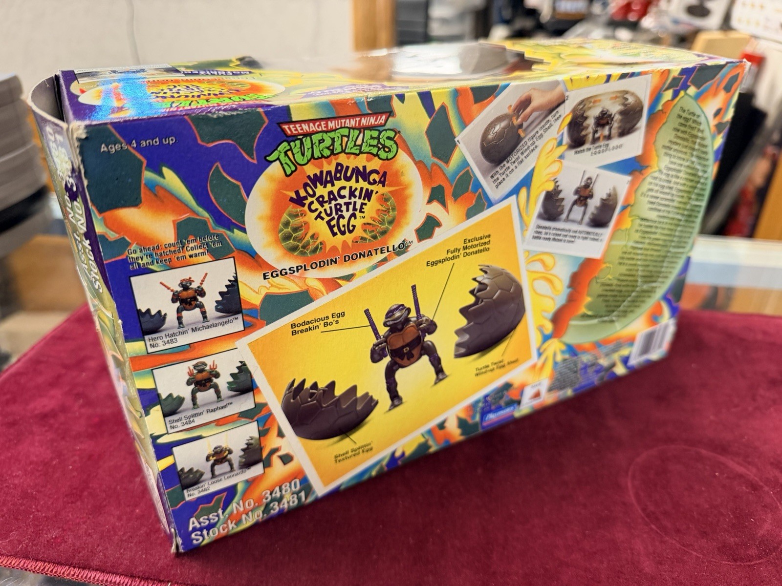 Ninja Turtles KOWABUNGA CRACKIN&rsquo; EGG – Donatello – 1994 TMNT New / Sealed