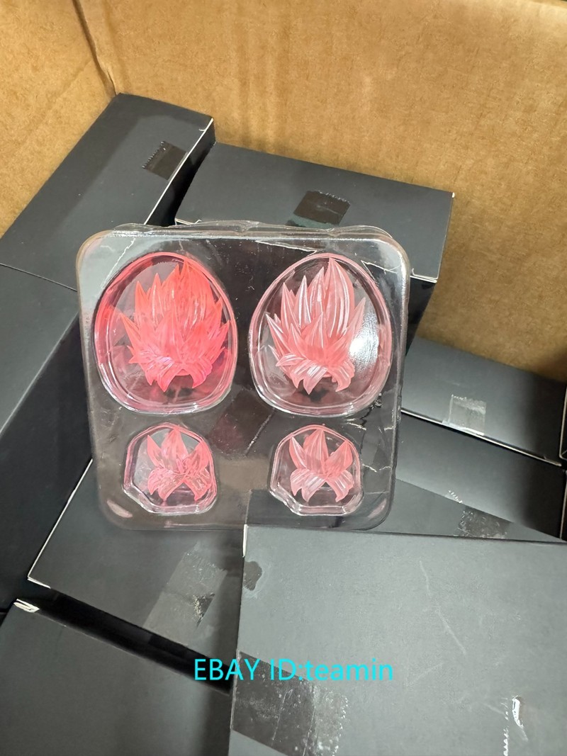 DIMENSIONIA 1/12 Scale Goku Black Transparent Head Sculpt Hair Accessories Stock