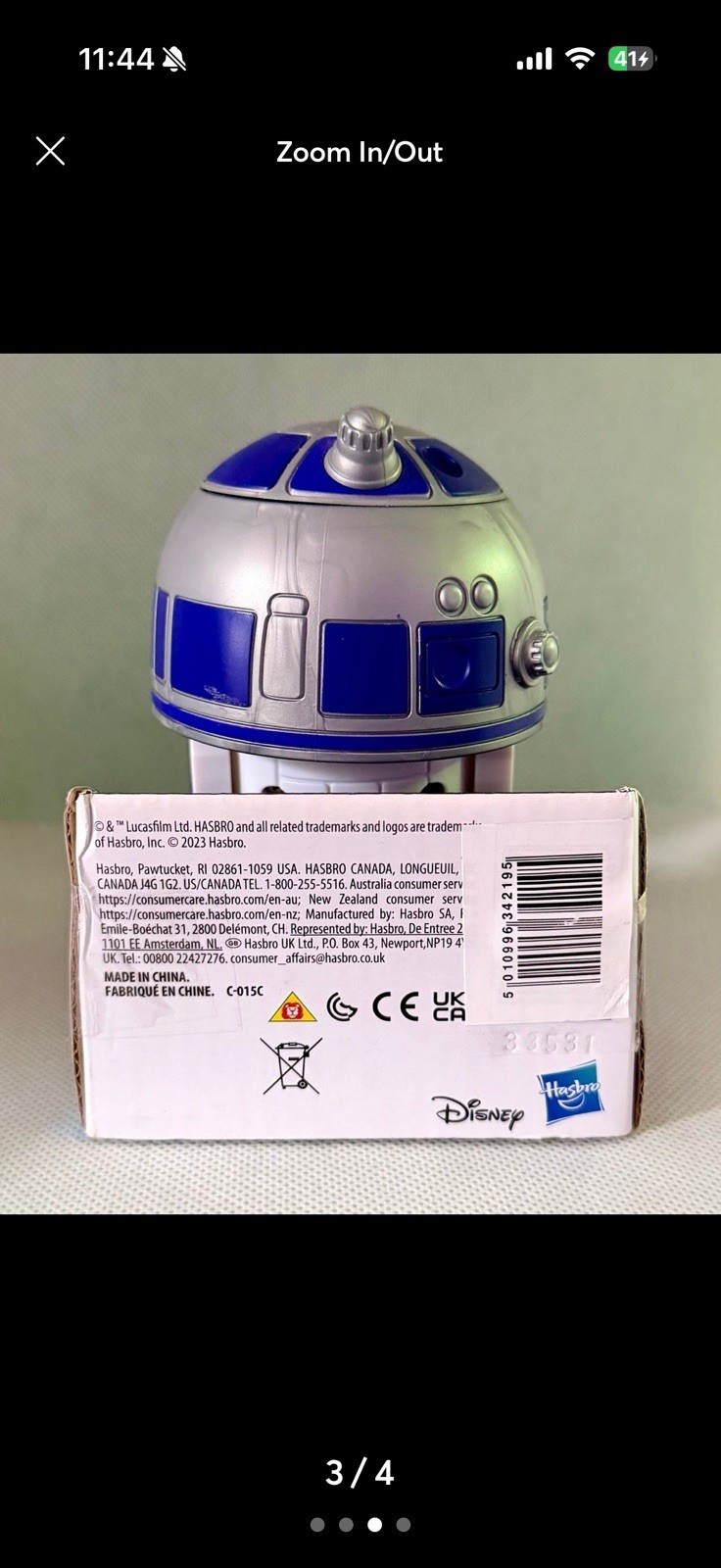 Star Wars Droidables R2-D2 Figure – 4 » New in Box – 20+ Lights & Sound