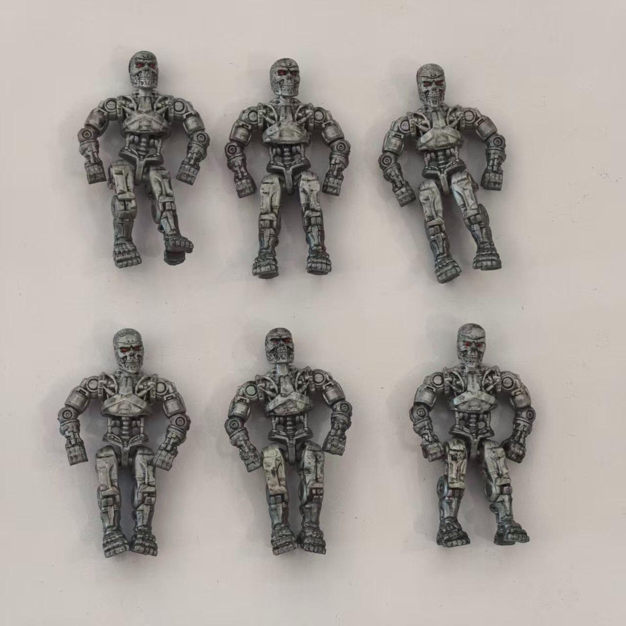 Mega Construx BLOKS 6 LOOSE figures Terminator T-800 toy