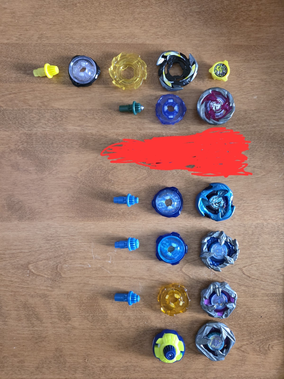 New Original Stock Combo Blue Hells Hammer 3-70H Beyblade X Lot Blue Phoenix