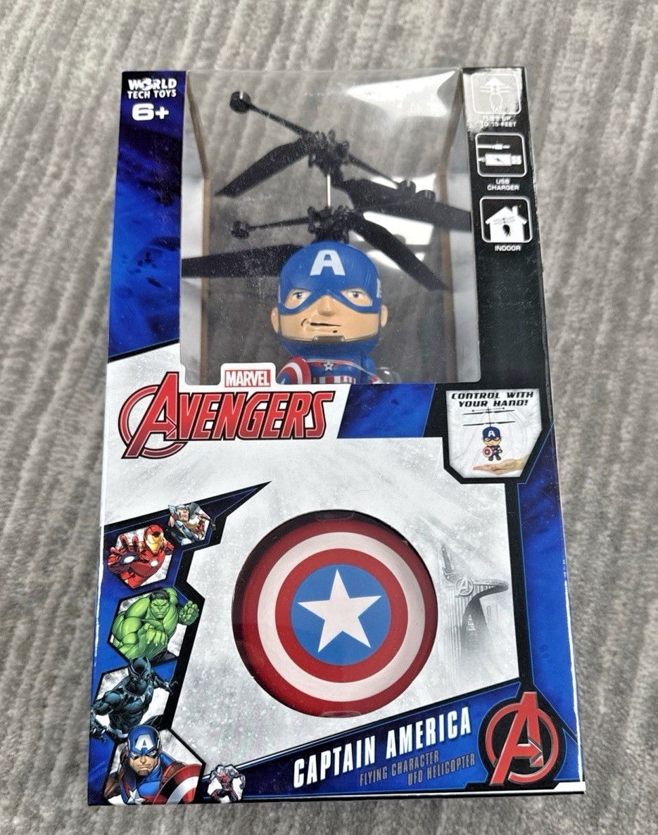 Marvel Avengers Captain America Flying Character UFO Helicopter Indoor