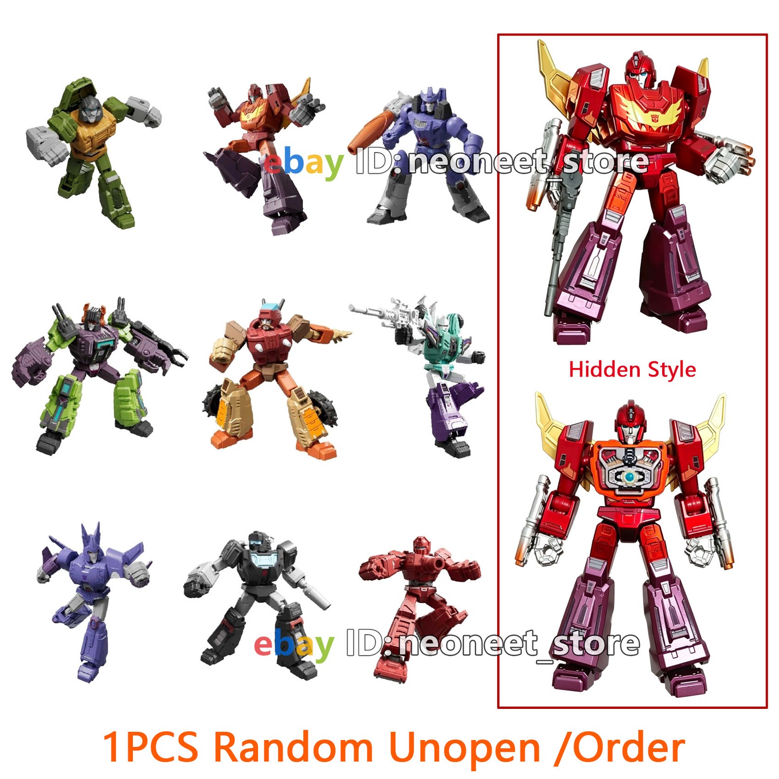 Blokees The Transformers The Movie Rodimus Prime Action Figure Blind Box Model