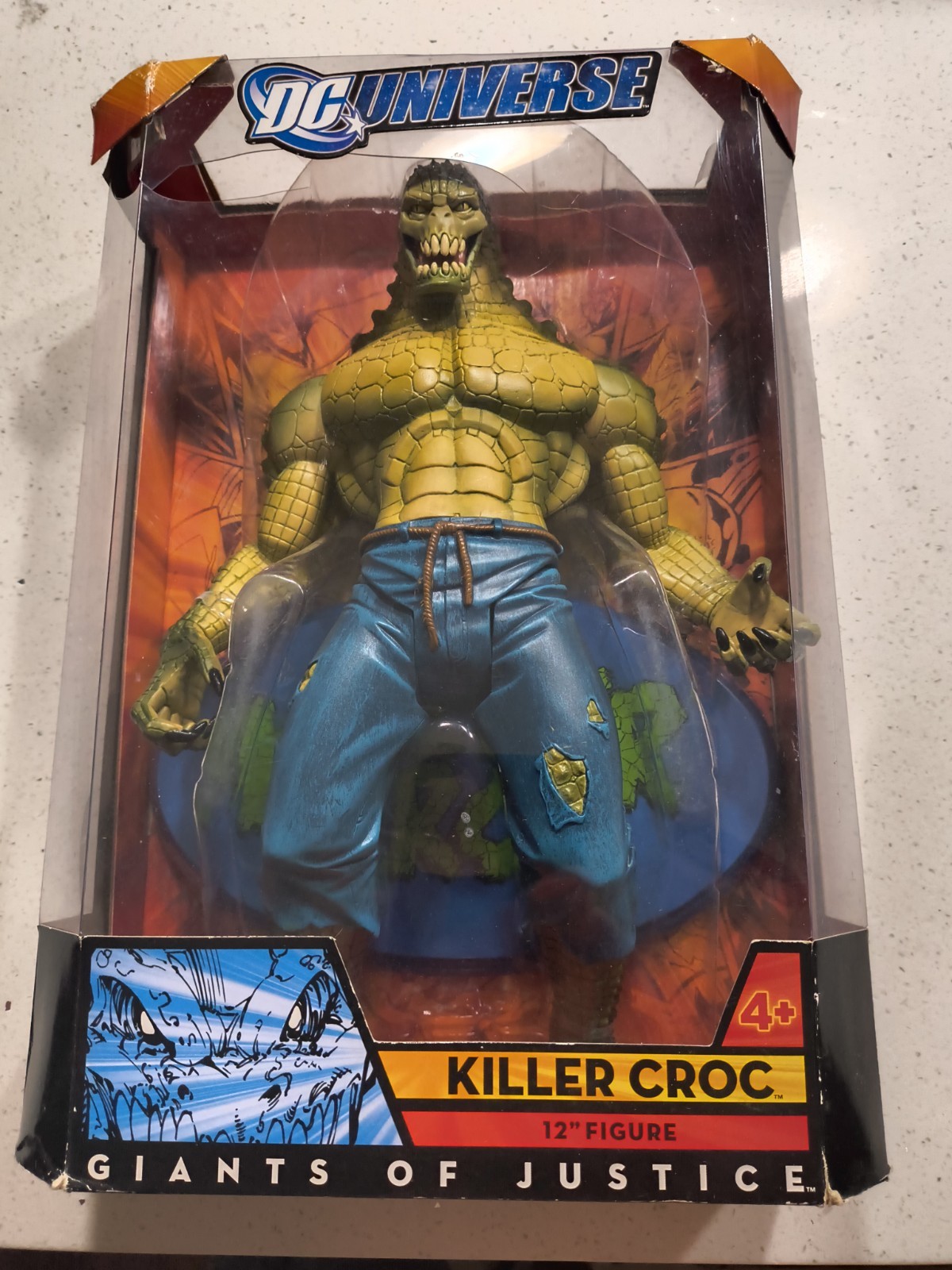 DC Universe Giants of Justice – Killer Croc 12&Prime; Action Figure 2007 Mattel READ