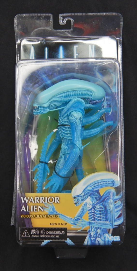 NECA Aliens 7&Prime; Scale Series 11 Blue Warrior Action Figure TATTERED BOX