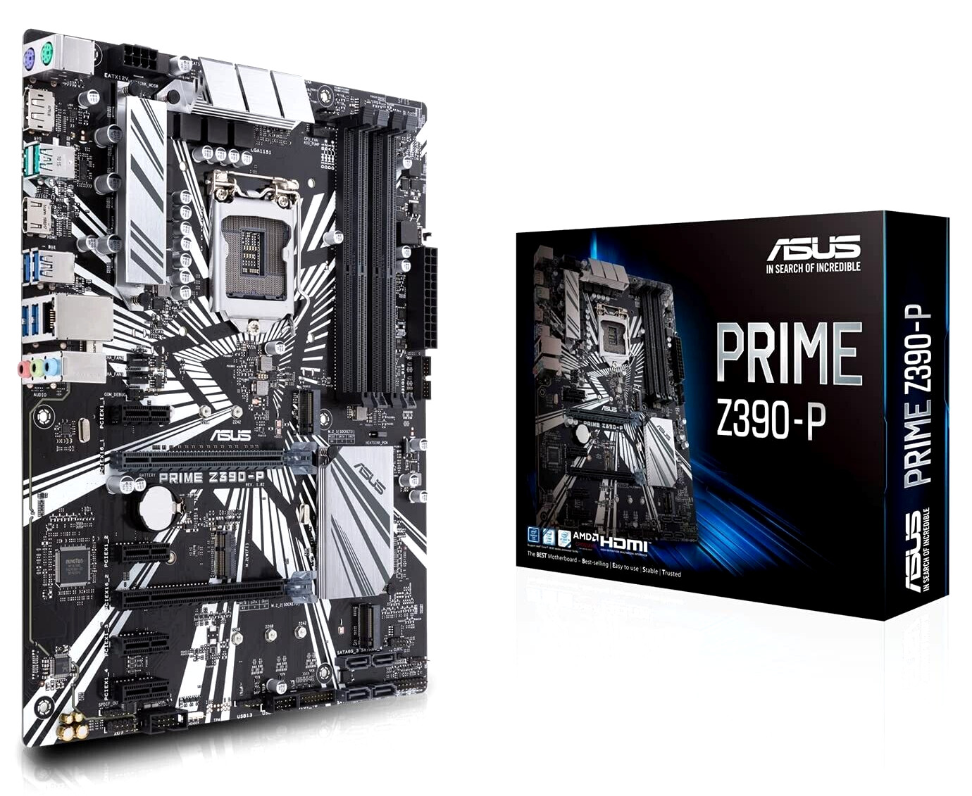 ASUS PRIME Z390-P LGA1151 ATX Dual M.2 ddr4 4266MHz HDMI USB3.1 Gen2