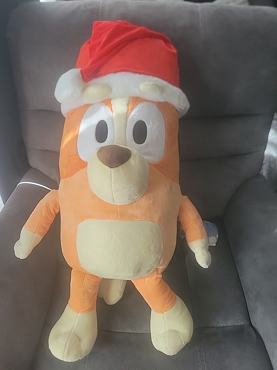 Jumbo Plush – Bingo Christmas 2024 Santa Hat 24 Inches New With Tag