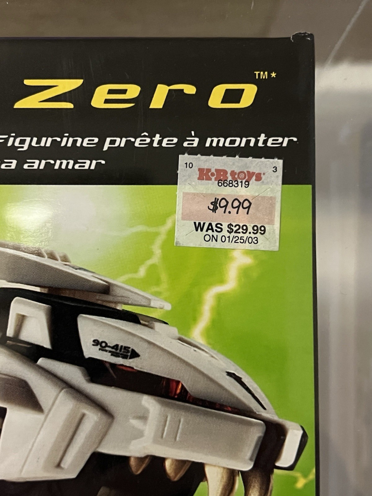 2001 Hasbro Zoids Liger Zero Model Kit New Sealed Graded AFA 85 NM+