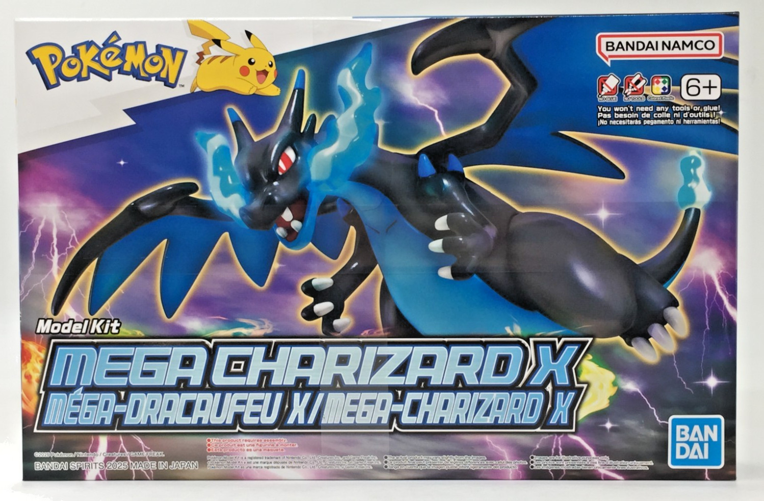 Bandai Hobby Pokémon Mega Charizard X Figure Model Kit US Seller