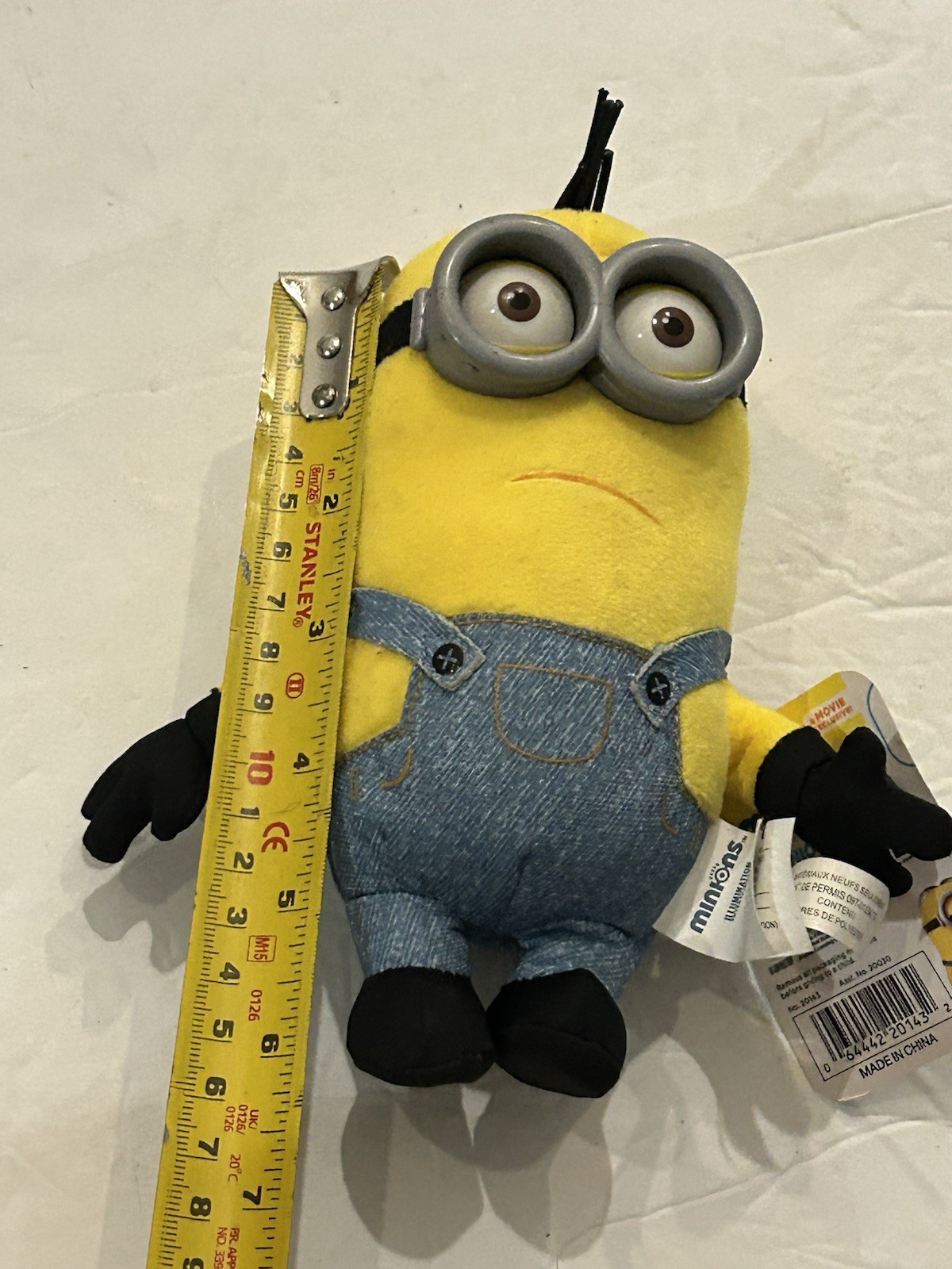 Minions Plush Toy By Thinkway Toys 7&Prime; Despicable Me Universal Studios Kevin NWT
