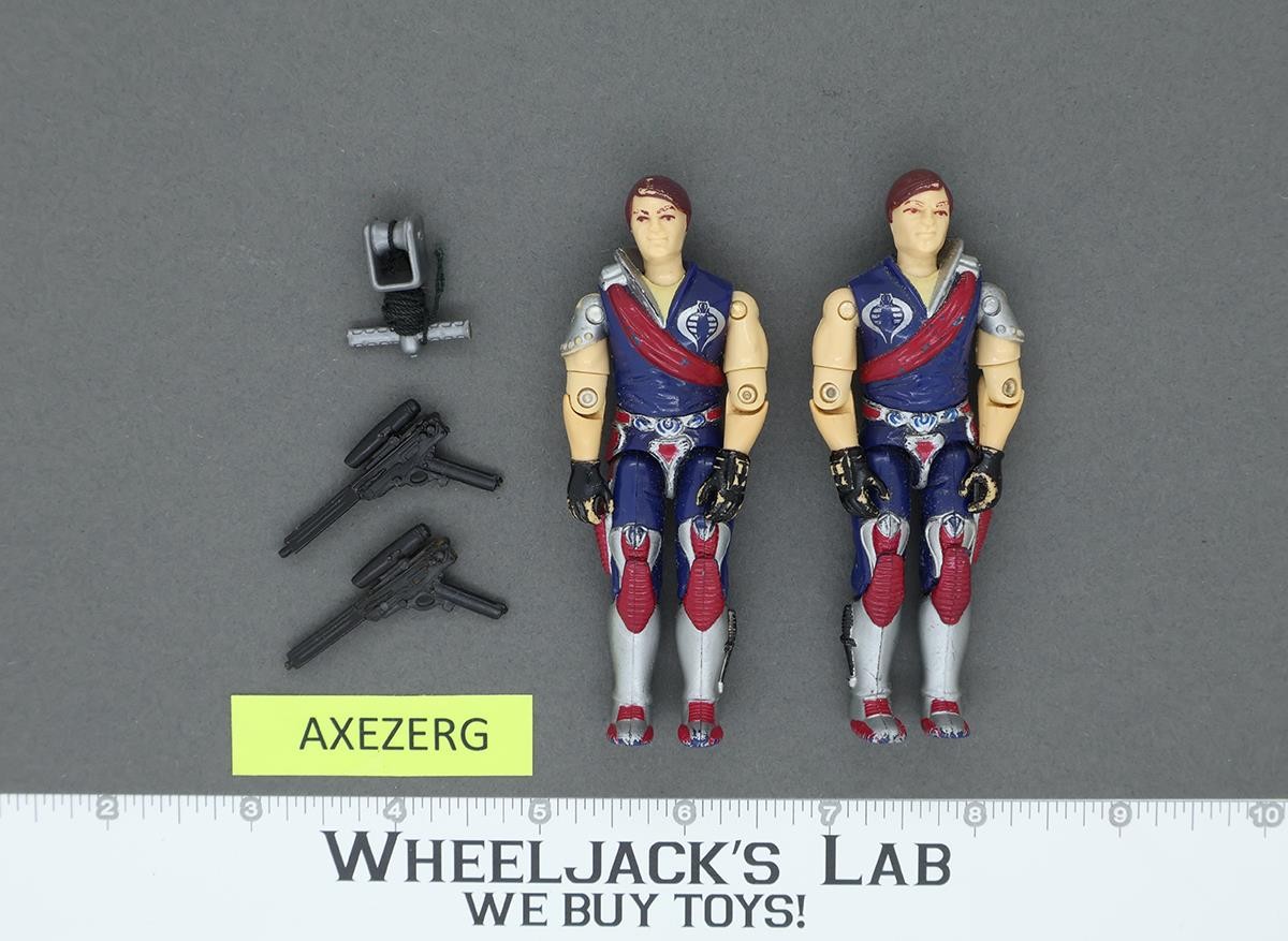 Tomax & Xamot V1 100% Complete G.I. Joe 1985 Hasbro Vintage Action Figure