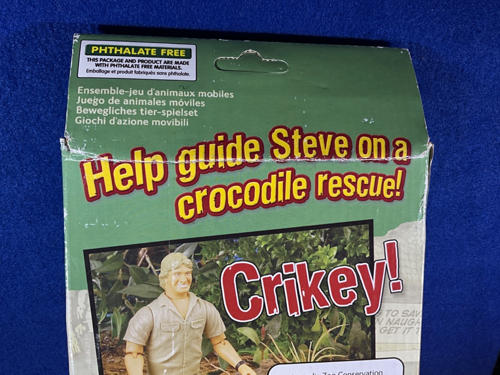 O11-11 STEVE IRWIN TALKING ACTION FIGURE – AUSTRALIA ZOO 2005 – CROCODILE HUNTER