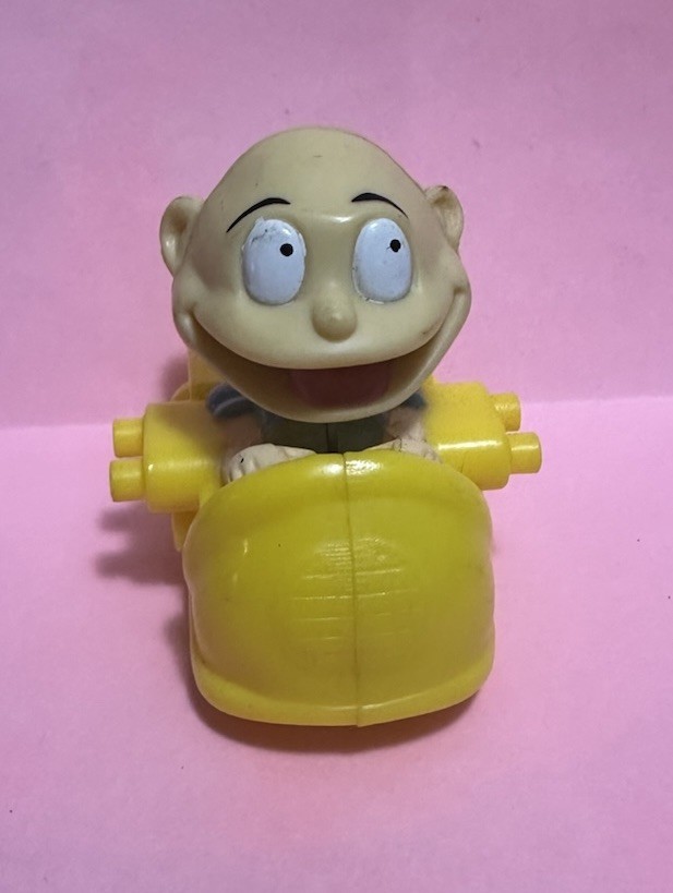 Vintage Rugrats TOMMY PICKLES Purple Car Toy Nickelodeon 90&rsquo;s VTG
