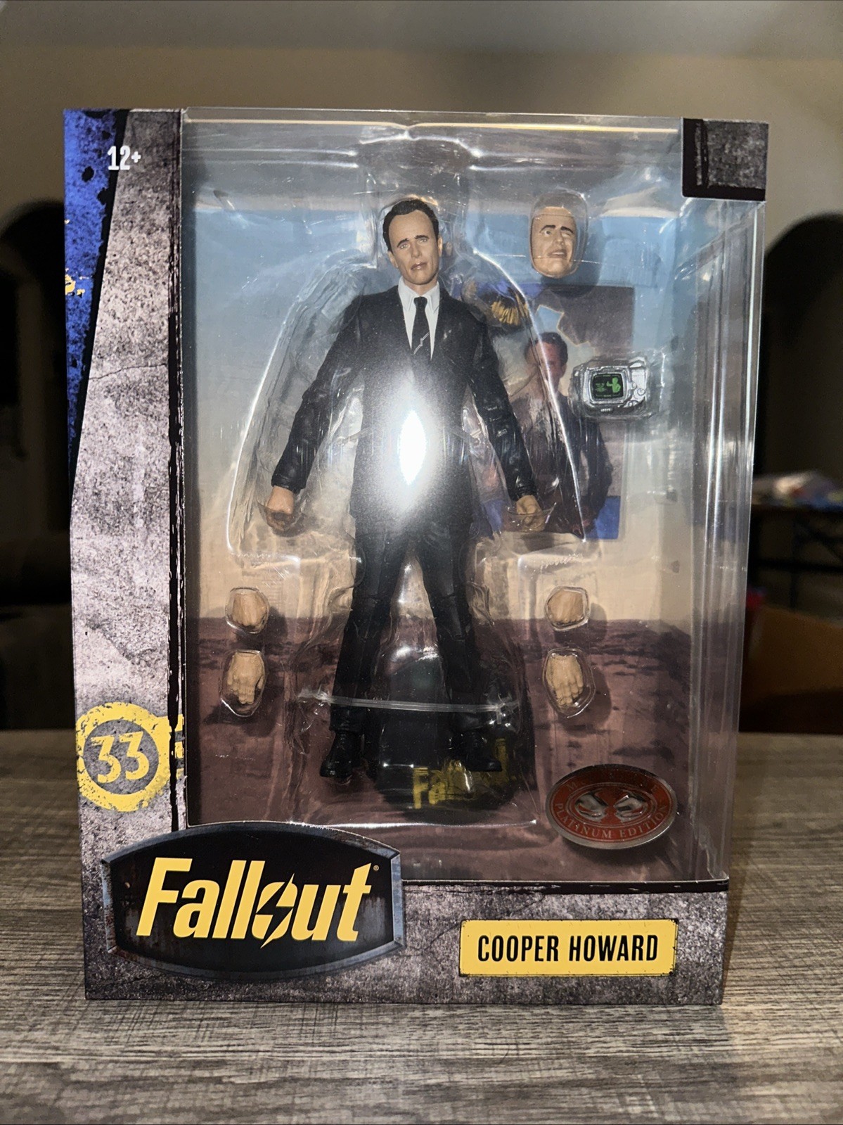 Cooper Howard | Fallout 7 Inch Deluxe Action Figure | Red Platinum McFarlane