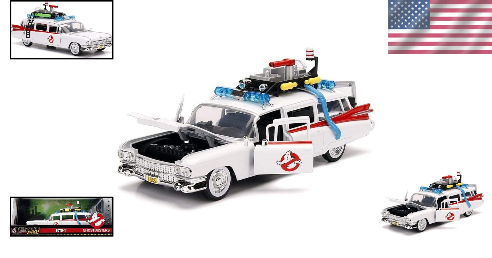 Ghostbusters ECTO-1 Die-Cast 1:24 Scale Model – Iconic Collector&rsquo;s Item