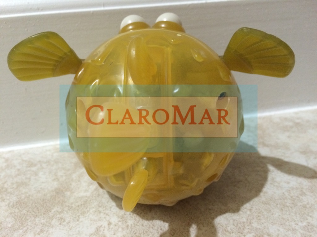 ☀️Disney Pixar FINDING NEMO Bloat Blowfish Figure Bath Toy McDonalds Cake Topper