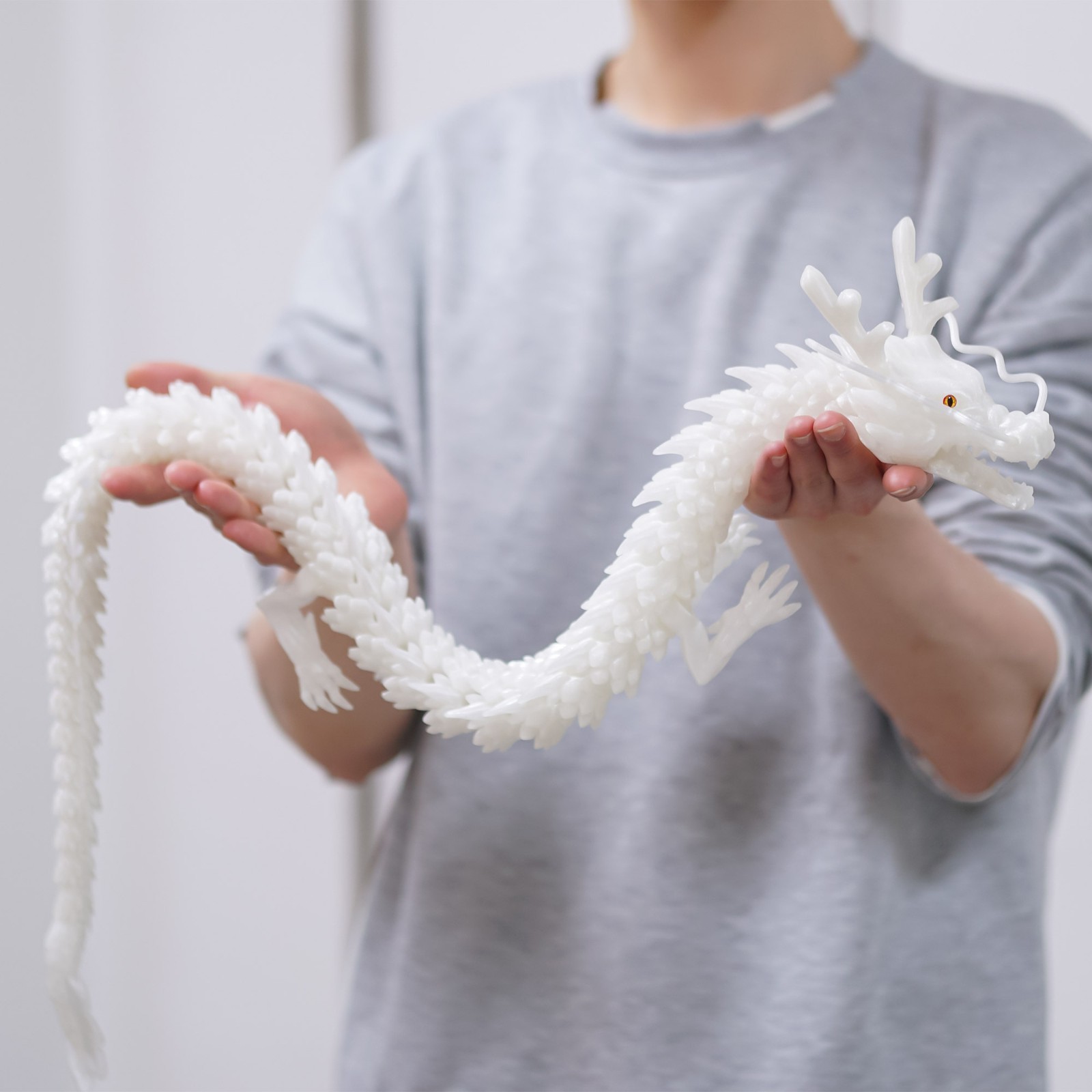 33.5inch 3D Printed dragon Model,Articulated Animals figure,Toys Home Decor