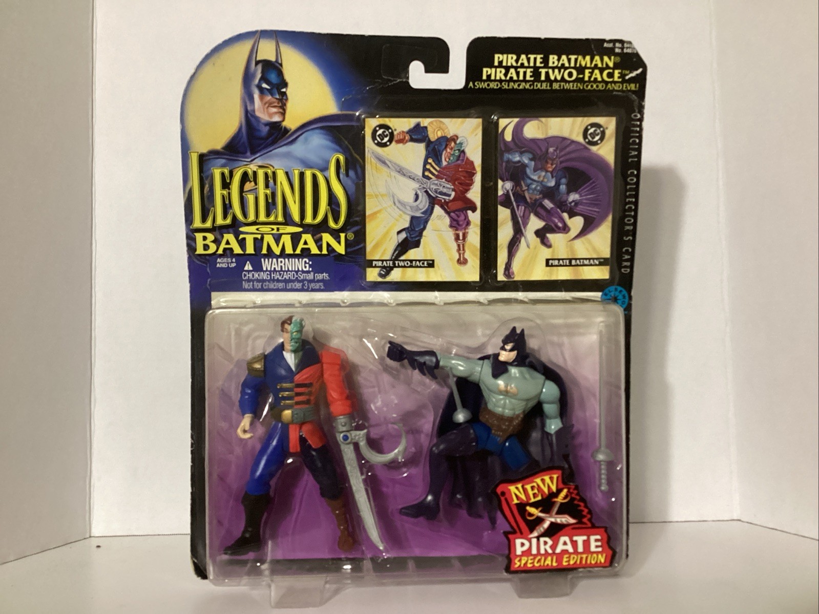 1995 Kenner Legends of Batman Pirate Batman and Pirate Two-Face