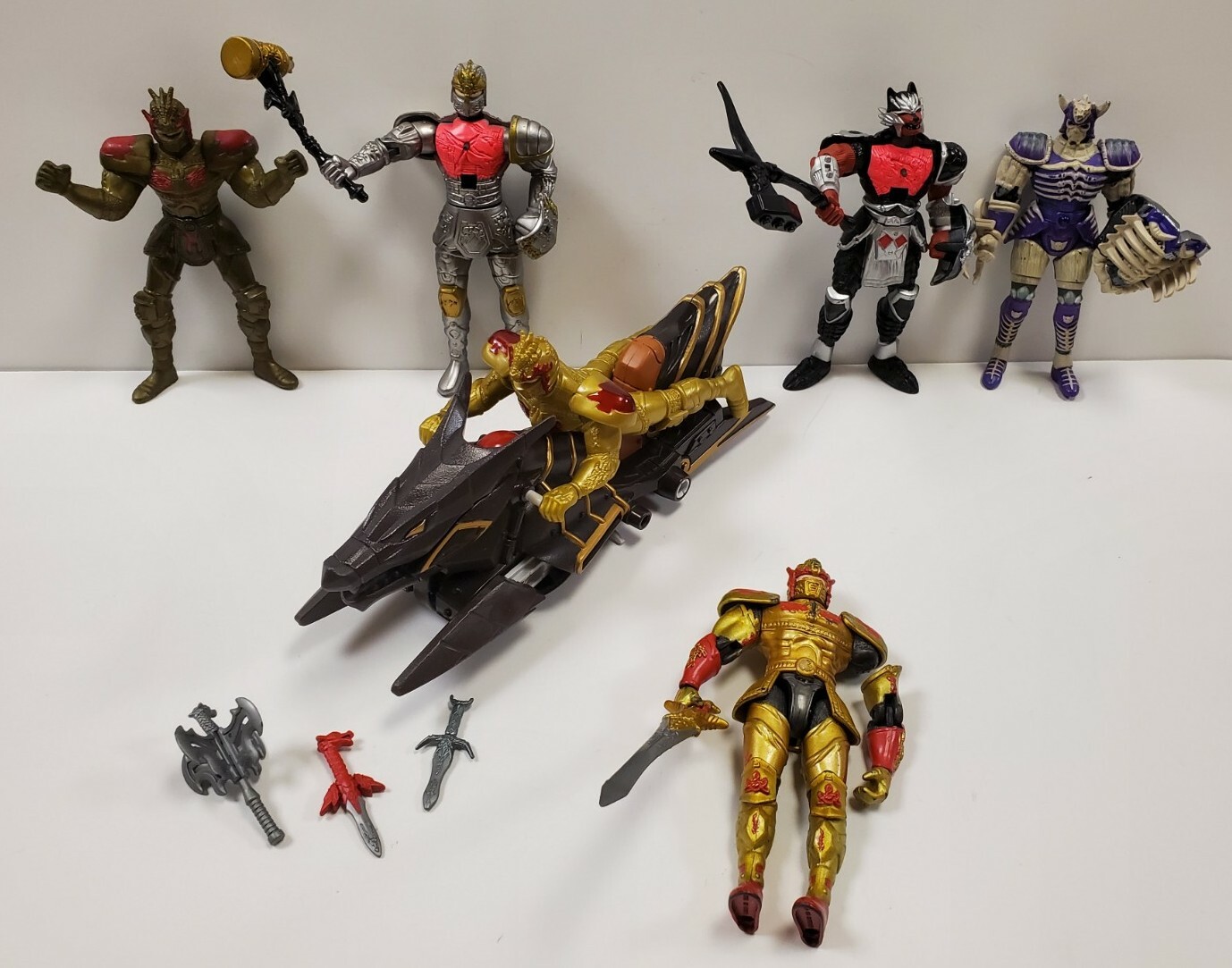 Bandai Mystic Knights Toys – Tir Na Nog Figures, Weapons, Vehicles Vintage 1998