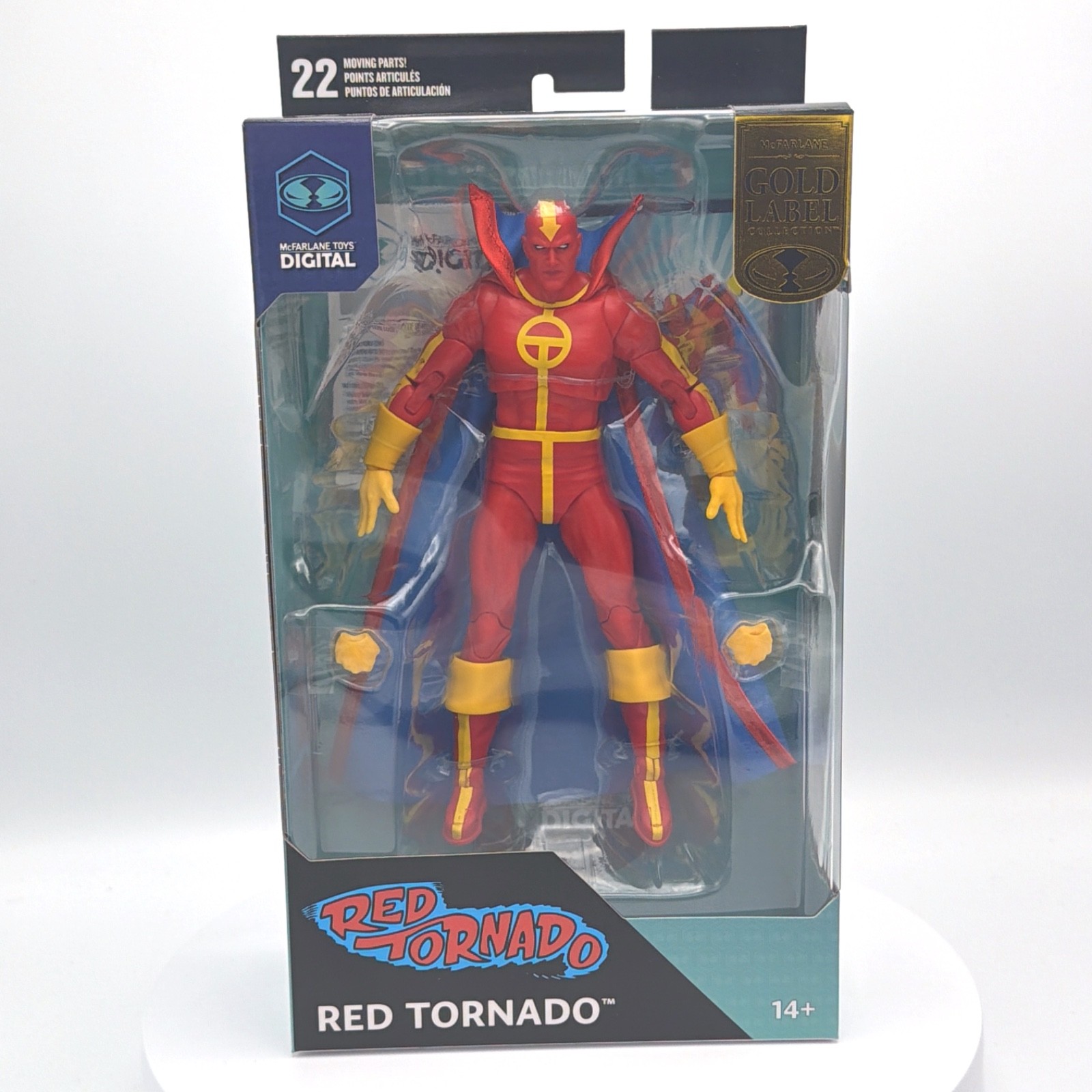 McFarlane DC Multiverse Red Tornado 7&Prime; Gold Label Digital Figure NIB