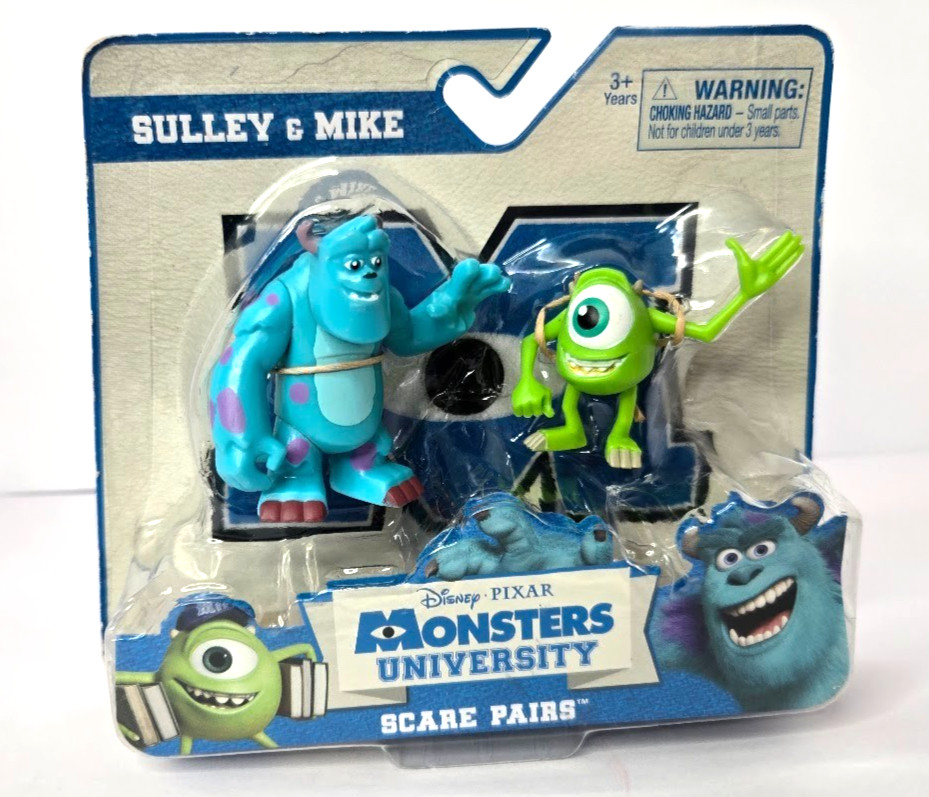 Pixar Monsters Inc University Scare Pairs SULLEY & MIKE Monsters University