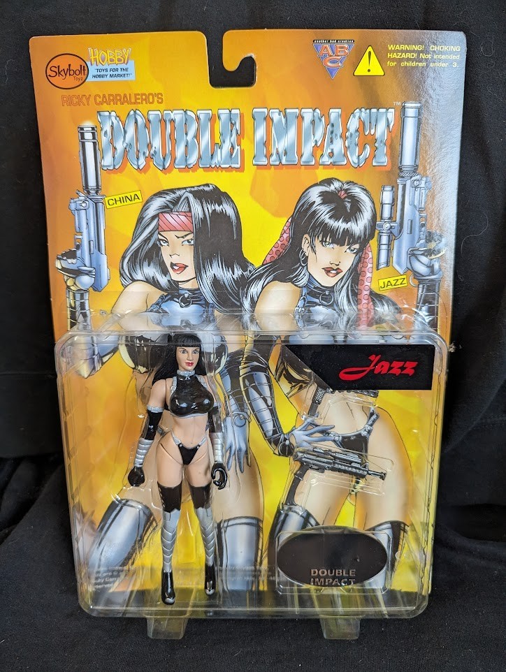 Ricky Carralero&rsquo;s Double Impact Platinum Jazz 6&Prime; Action Figure 1998 Skybolt Toyz