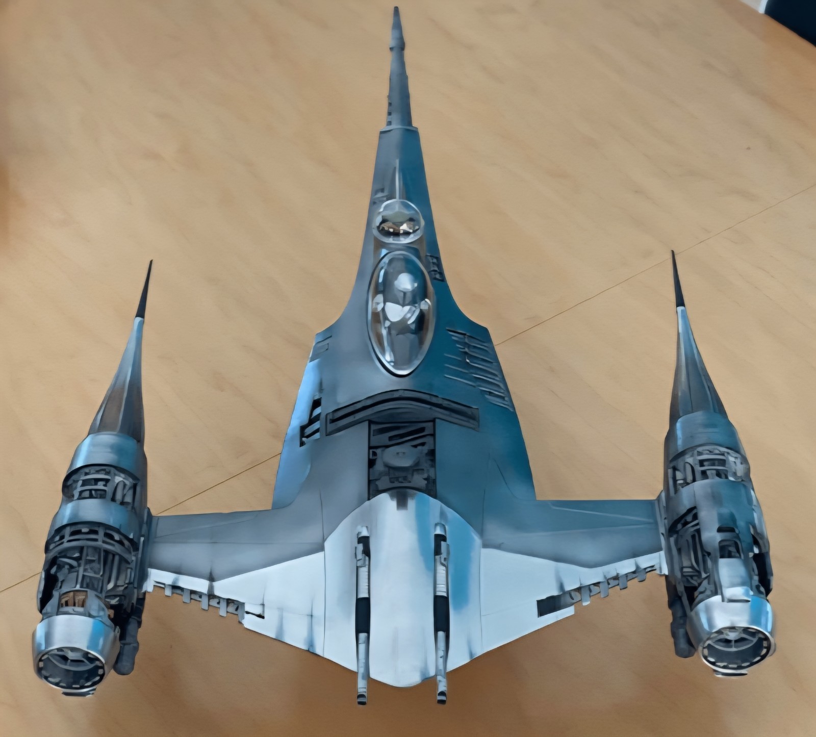 Star Wars Mandalorian N1 Starfighter 24&Prime; Model Kit W Base 1/16 Custom 3 Model Ki