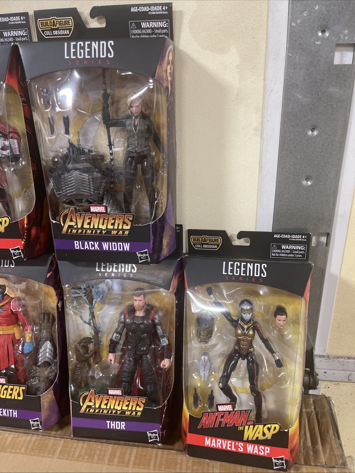 Hasbro Marvel Legends Avengers Infinity War Cull Obsidian BAF Wave Complete Set
