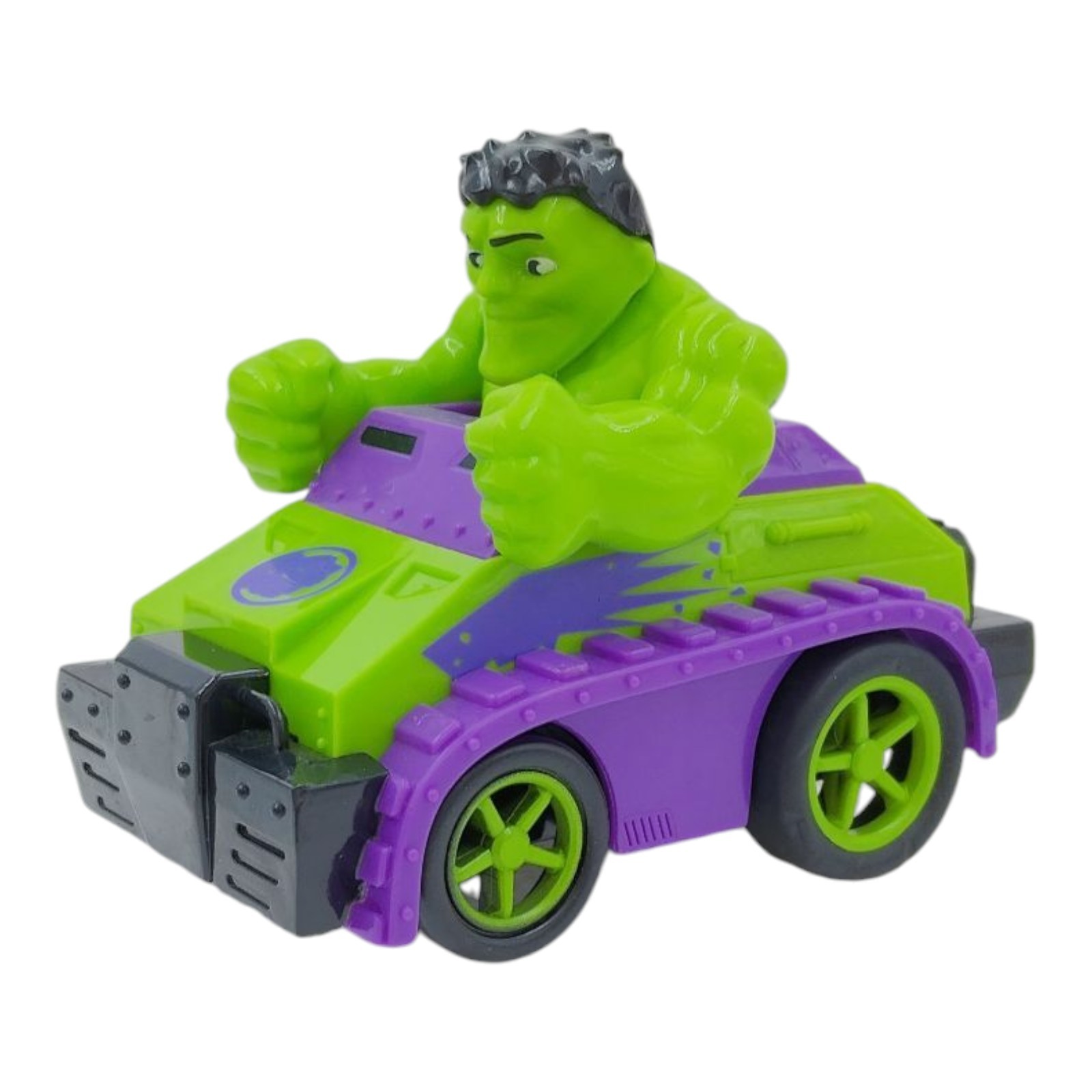 Marvel Incredible Hulk Purple Green Car Super Hero Adventures Pullback Racer Toy