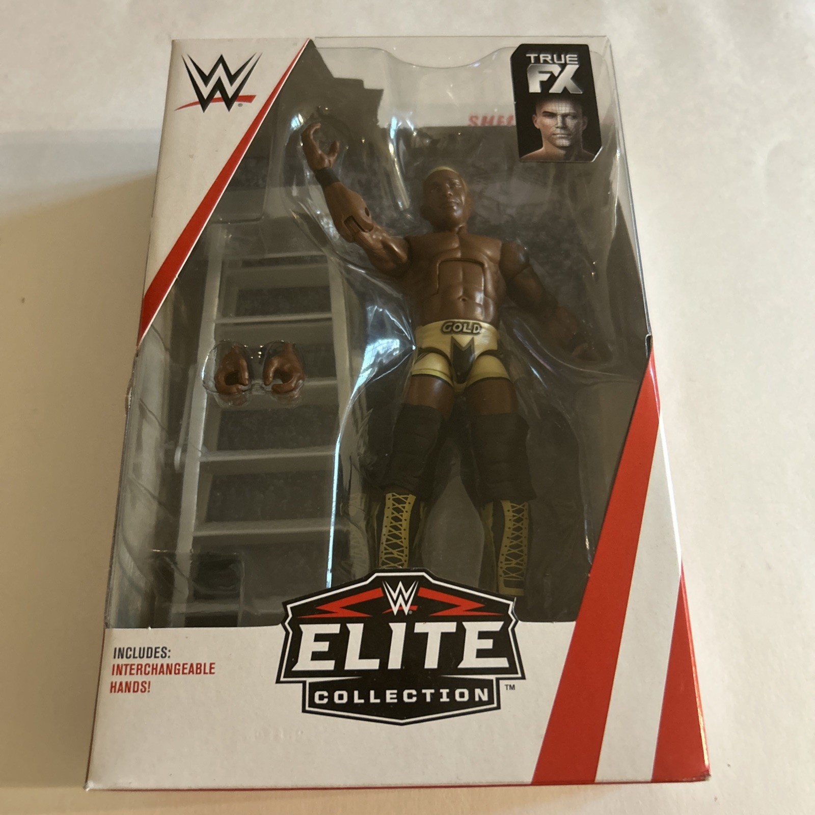 WWE Elite Series 63 Shelton Benjamin Gold Standard Chase Variant NEW IN BOX
