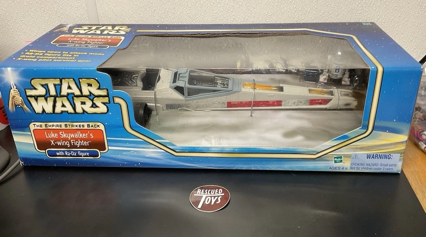 2002 Hasbro Star Wars Empire Strikes Back Luke Skywalker’s X-Wing wR2-D2 SEALED