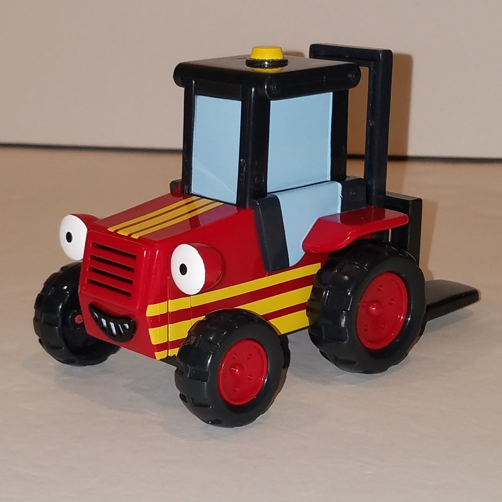 Bob The Builder 2006 Talking Sumsy Forklift COMPLETE Pallet Cargo Crates Vintage