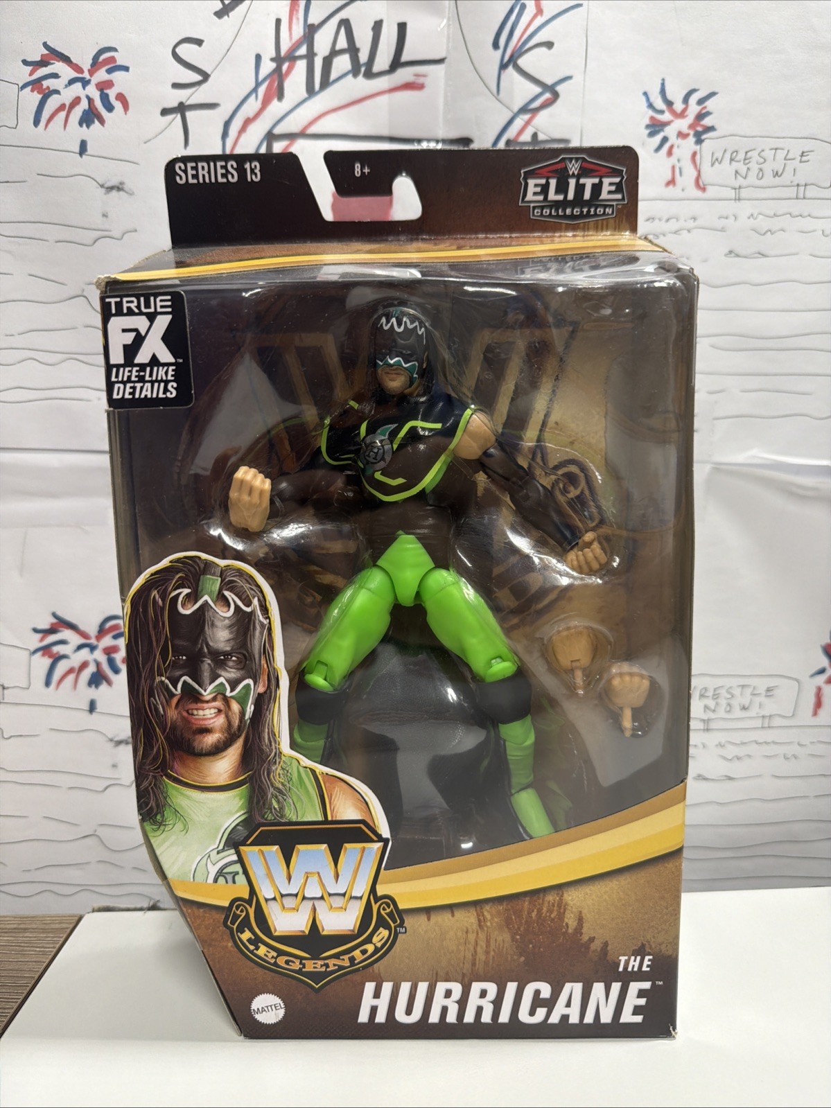 WWE The Hurricane Elite Legends Series 13 Wrestling Figure Shane Helms WWF NIB