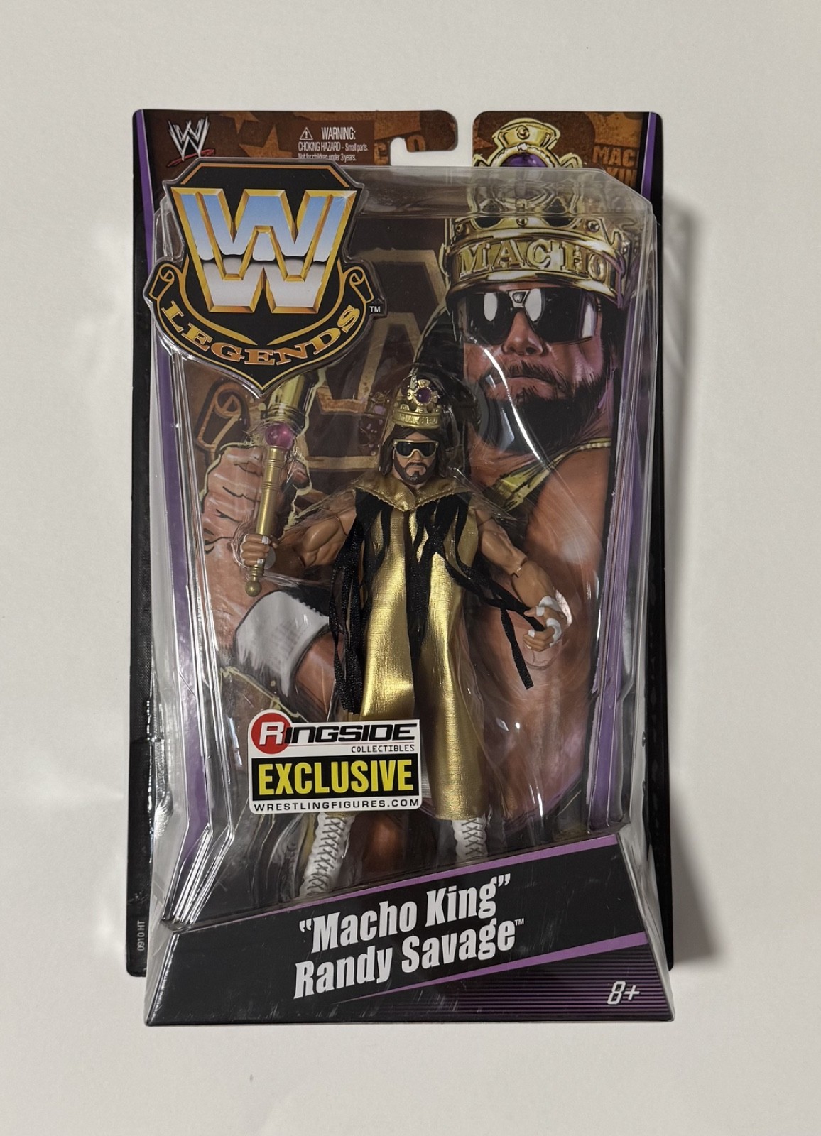 Ringside Collectibles Exclusive WWE Mattel Legends Macho King Randy Savage MOC