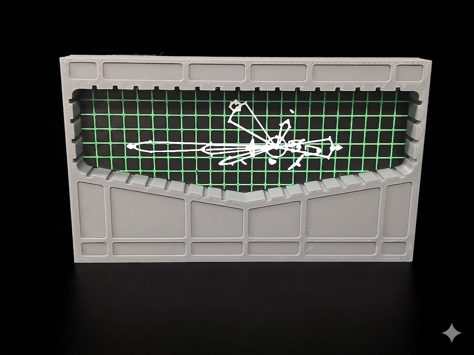 DEATH STAR WINDOW VIEW SCREEN 1:12 scale figure diorama accessory Star Wars