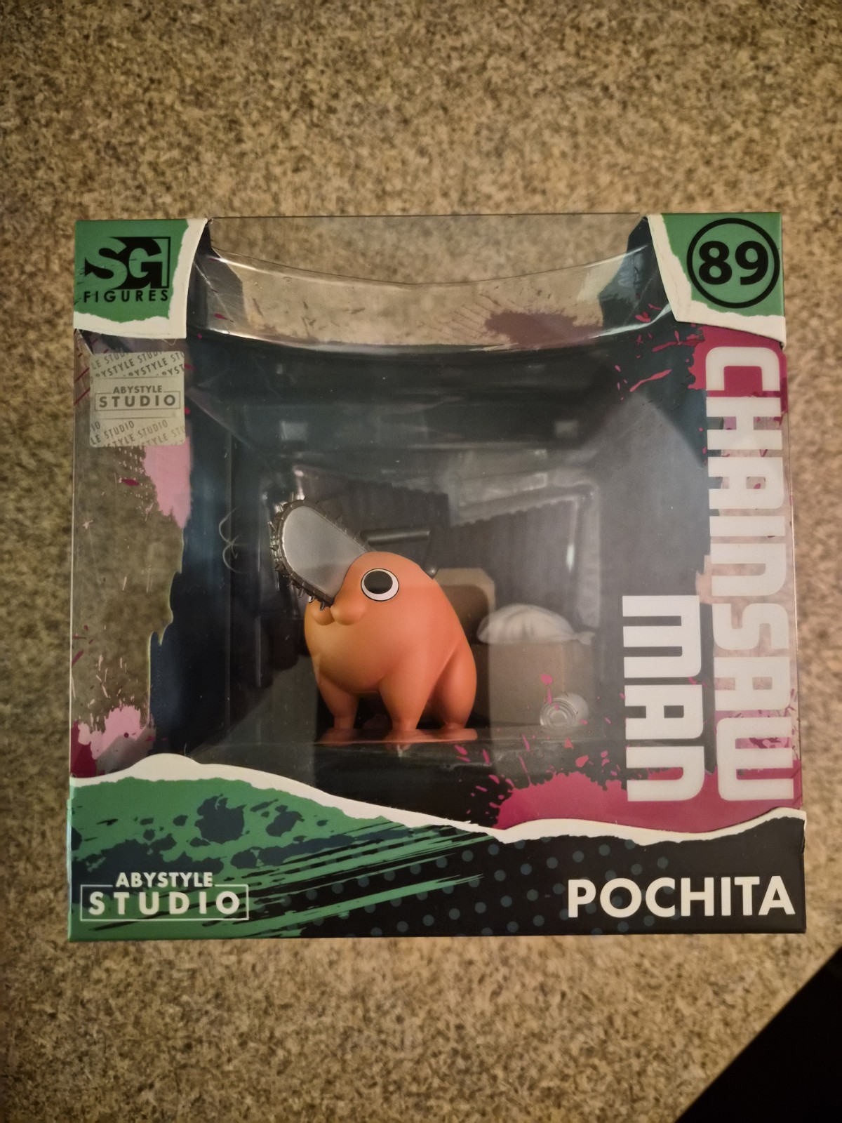 Abystyle Studio Super Figure Collection Chainsaw Man Pochita Crunchyroll #89 New