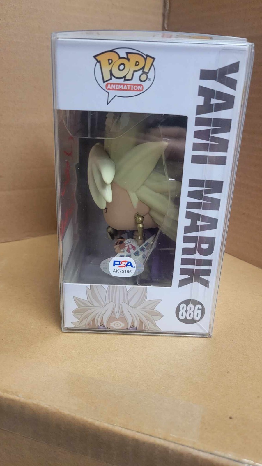 POP Yami Mari: Jonathan Todd Ross Signed Toy Temple #886 PSA Certified WITH CASE
