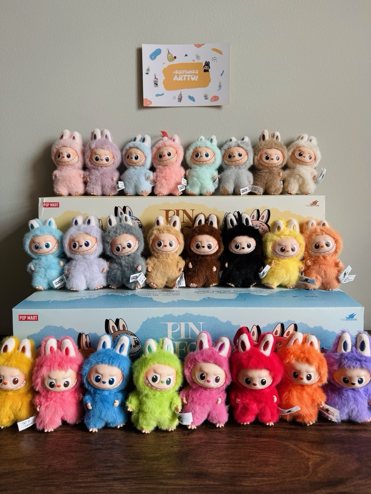 POP MART Labubu The Monsters Pin for Love Plush Blind Box A–M N–Z A–Z Single